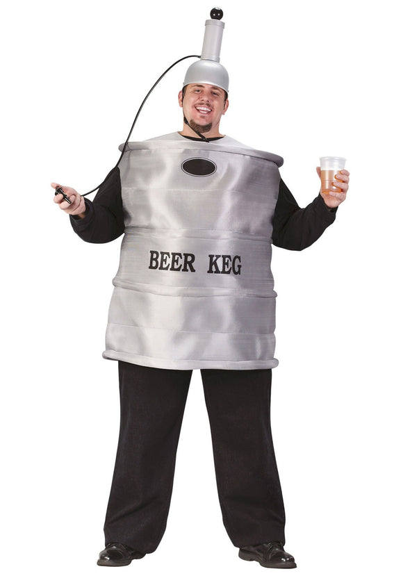 Plus Size Beer Keg Costume 1X
