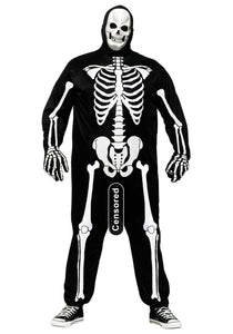 Plus Size Skele-Boner Costume 1X/2X