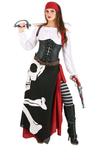 Plus Size Women's Pirate Flag Gypsy Costume