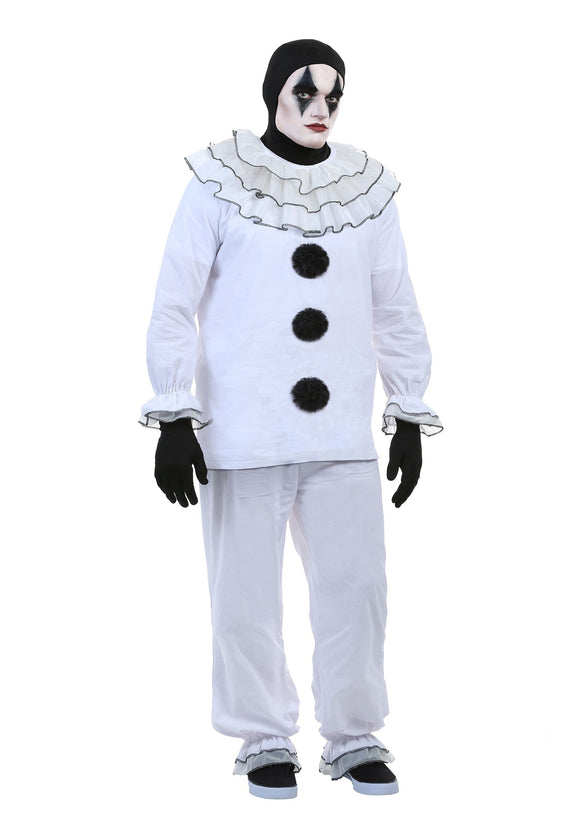 Plus Size Vintage Pierrot Clown Costume 2X