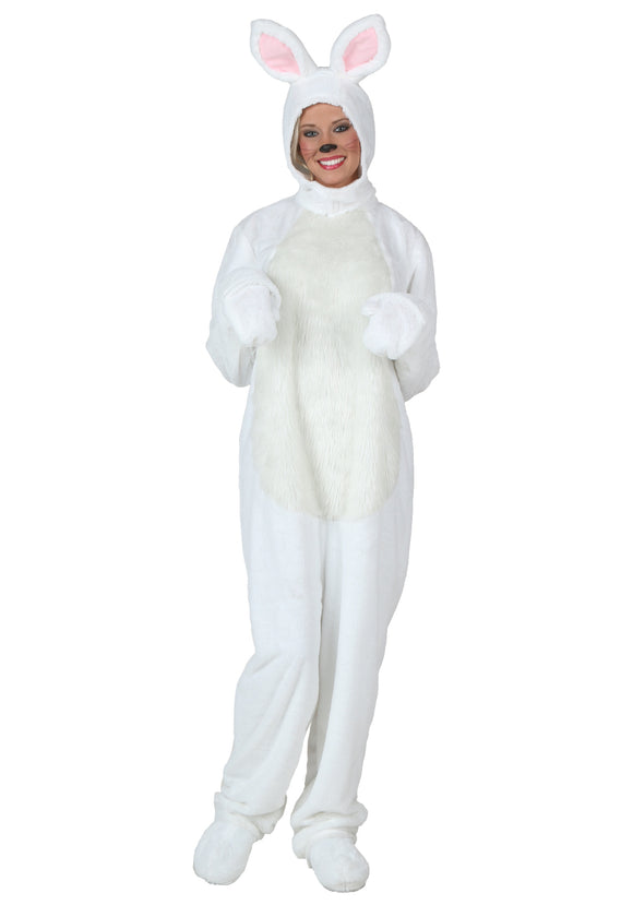 Plus Size White Bunny Costume 2X