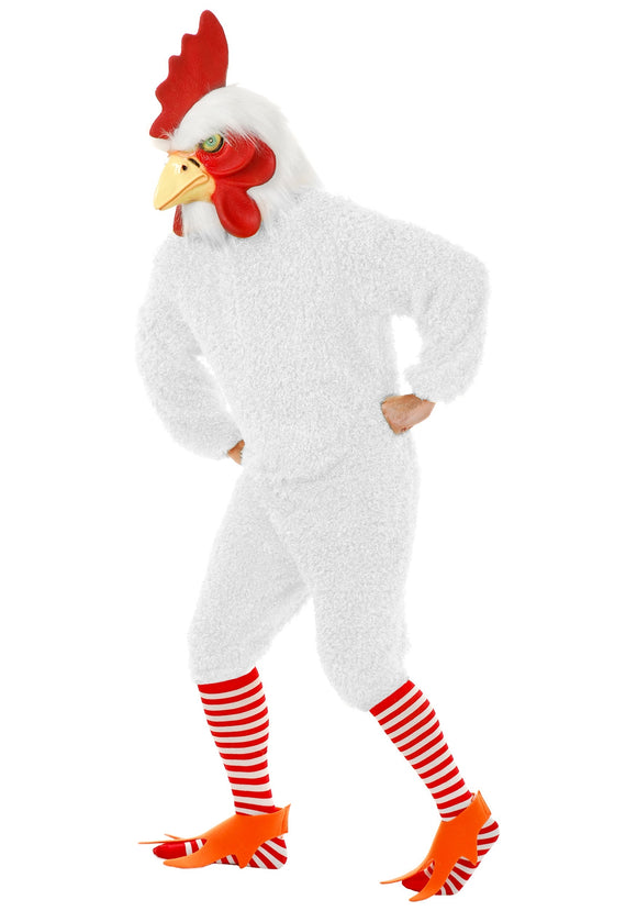 Plus Size White Rooster Costume