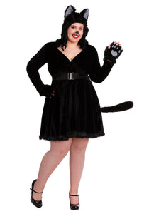 Plus Size Women's Black Cat Costume