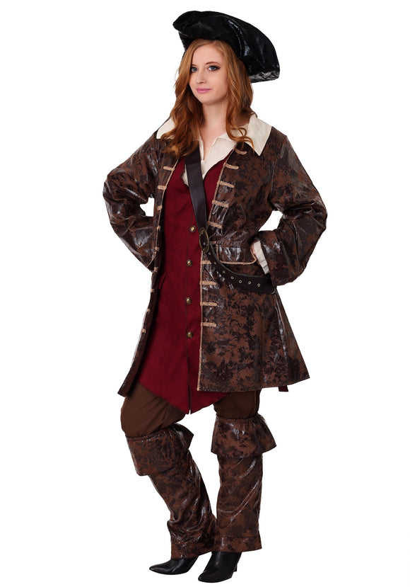 Plus Size Women's Caribbean Pirate Costume