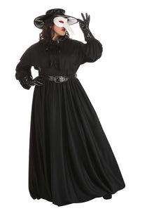 Women's Plus Size Plague Doctor Costume