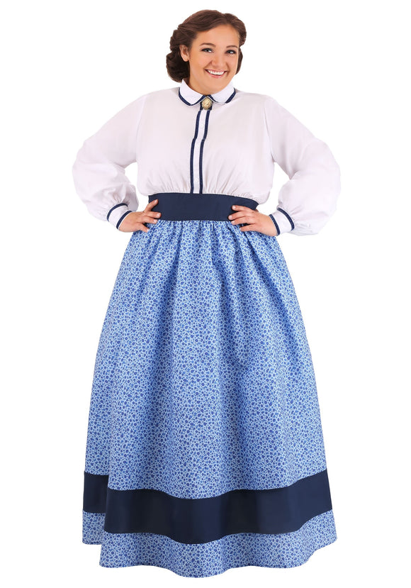 Plus Size Prairie Dress Costume for Women