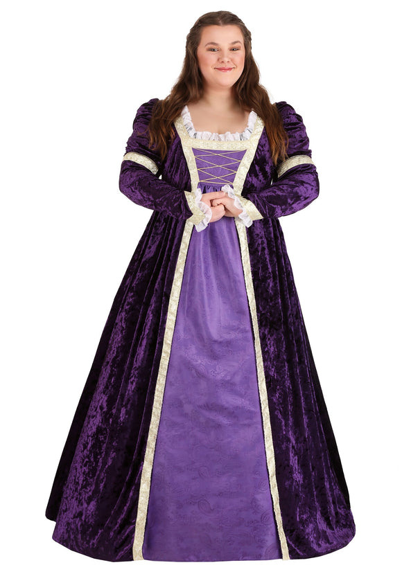 Women's Regal Maiden Plus Size Costume