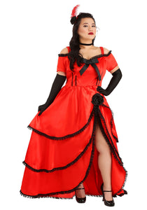 Plus Size Sassy Showgirl Women's Costume