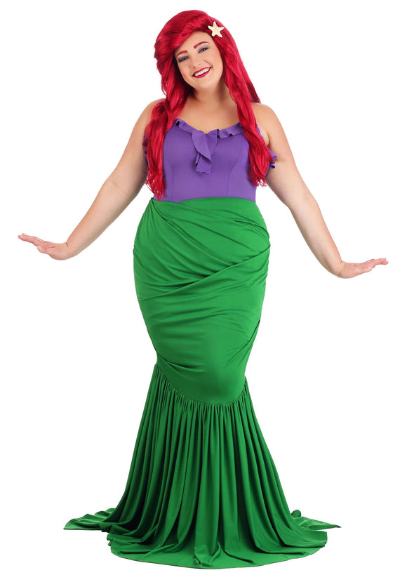 Undersea Mermaid Costume for Plus Size Women