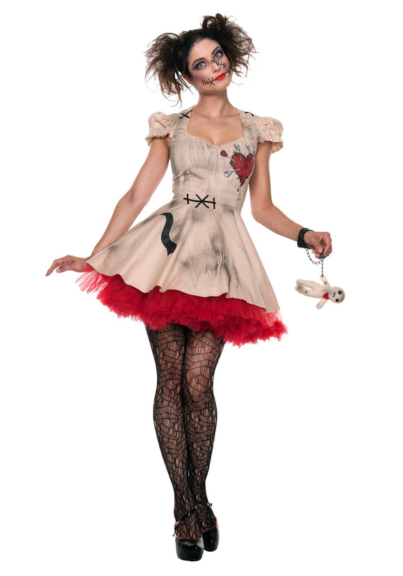Plus Size Voodoo Doll Costume for Women