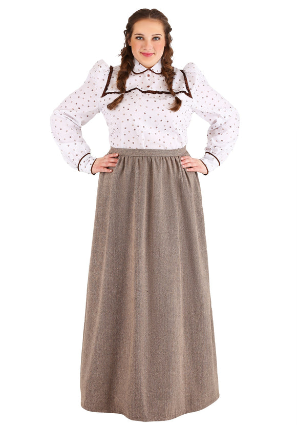 Plus Size  Westward Pioneer Women's Costume