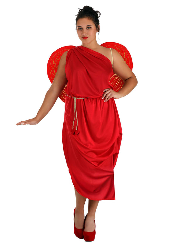 Women's Plus Cupid Costume