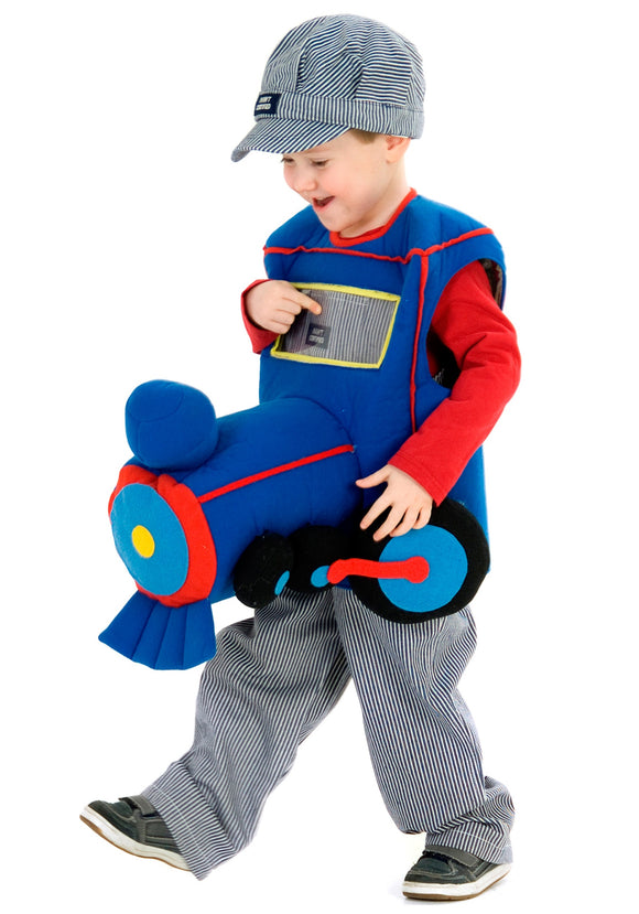 Toddler Plush Ride in Train Costume