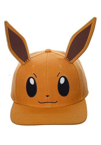 Pokemon Eevee 3D Cosplay Pre-Curved Snapback