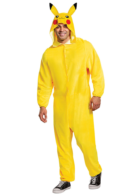 Pokemon Pikachu Classic Costume for Adults