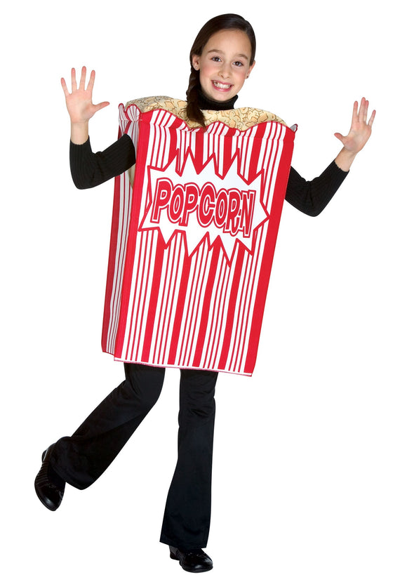 Popcorn Costume for Kids