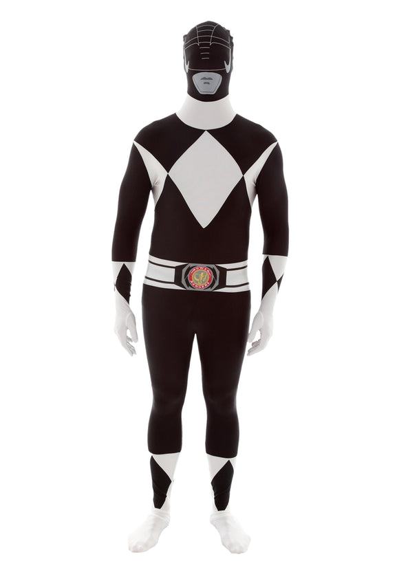 Power Rangers: Black Ranger Morphsuit Costume | Power Ranger Bodysuit