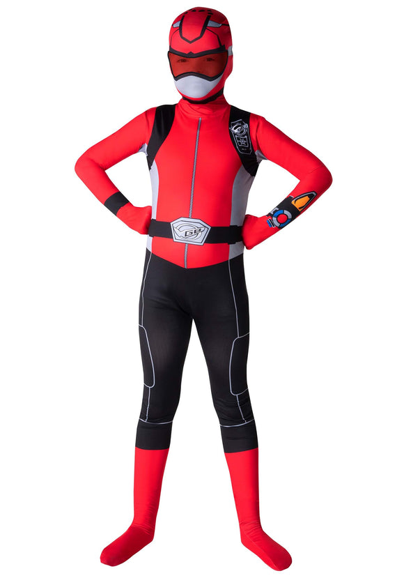 Kids Power Rangers Red Beast Morphers Costume