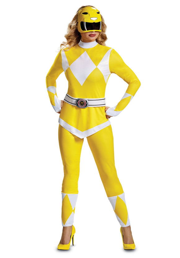 Women's Power Ranger Yellow Ranger Costume