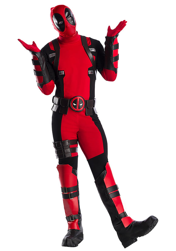 Premium Marvel Deadpool Plus Size Costume for Men 2X