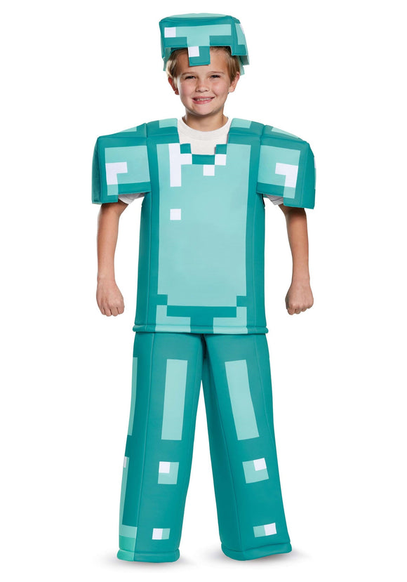 Prestige Minecraft Armor Costume for Kids