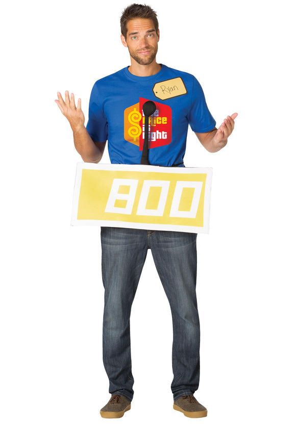 Price is Right Yellow Contestant Costume for Adults