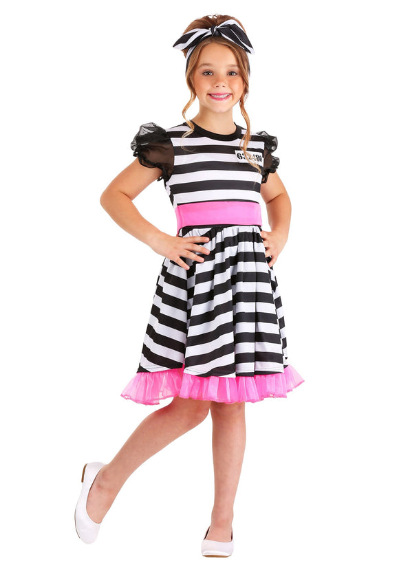 Kid's Glam Prisoner Costume