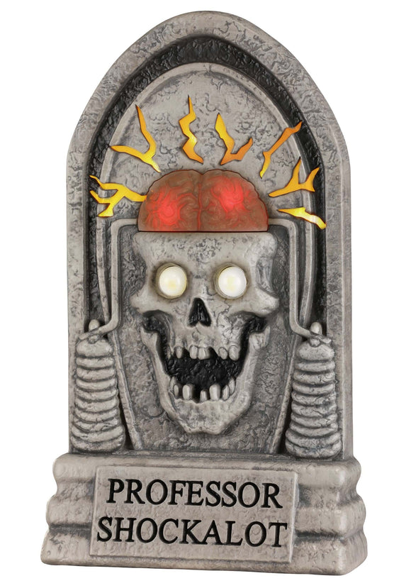 Professor Shockalot Light Up Tombstone