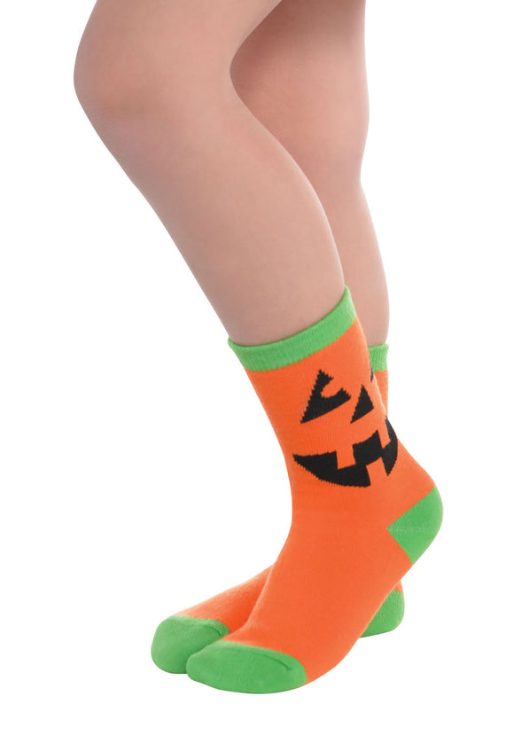 Pumpkin Crew Socks