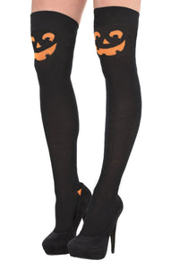 Pumpkin Over the Knee Socks