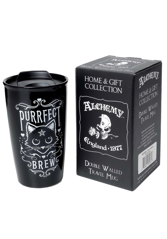 Purrfect Brew Double Walled Coffee Mug