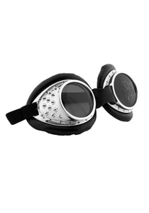 Radioactive Aviator Goggles Silver and Black