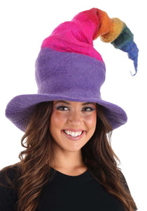 Heartfelted Rainbow Borealis Witch Hat