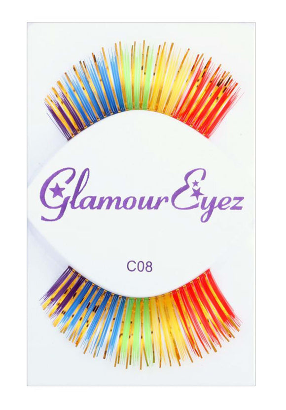 Glamour Rainbow Eyelashes