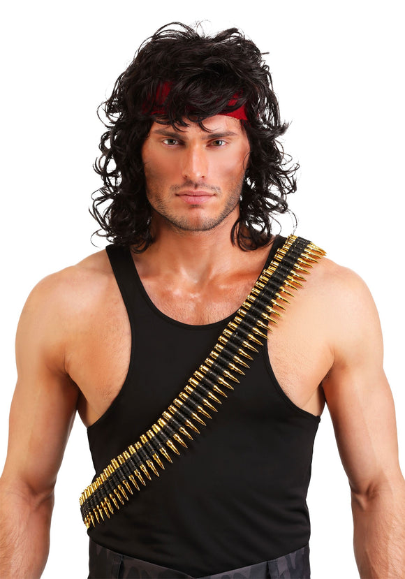 Wig Rambo Adult John Rambo