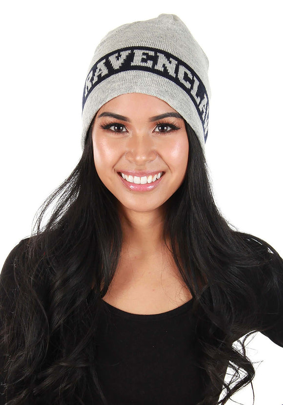 Ravenclaw Reversible Knit Gray Beanie