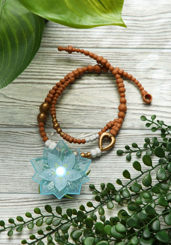 Raya and the Last Dragon Light Up Dragon Flower Necklace