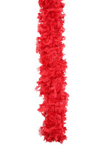 Red Featherless Boa 170 Gram 72"