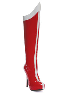 Red and White Superhero Boots