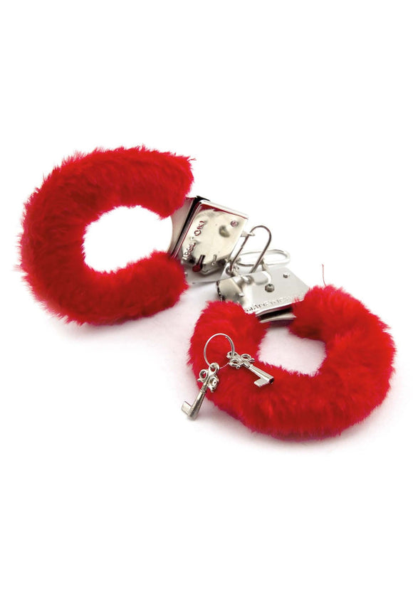 Red Fuzzy Handcuffs