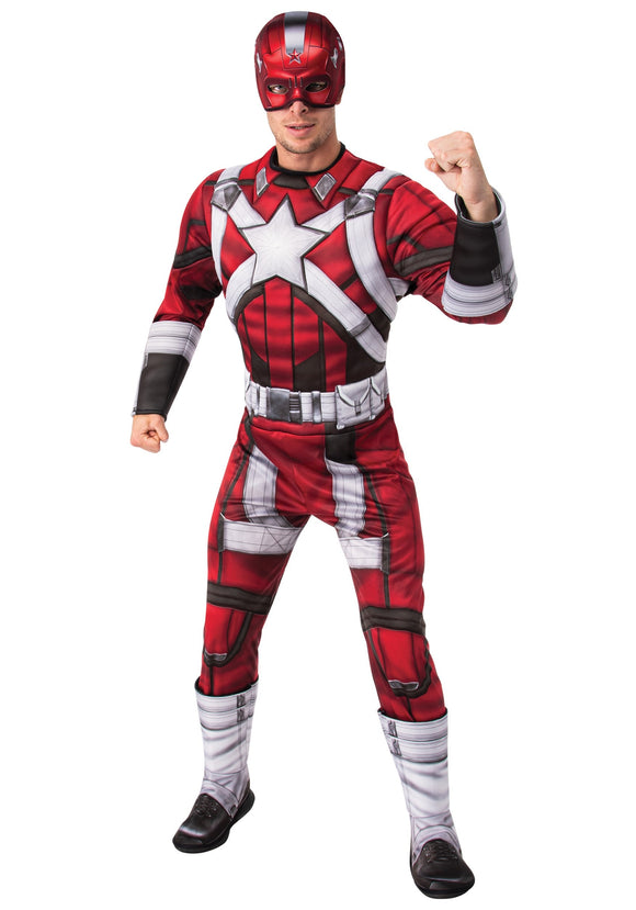 Men's Red Guardian Deluxe Costume