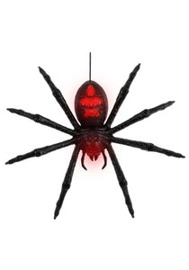 Light Up Red Spider Wall Decoration