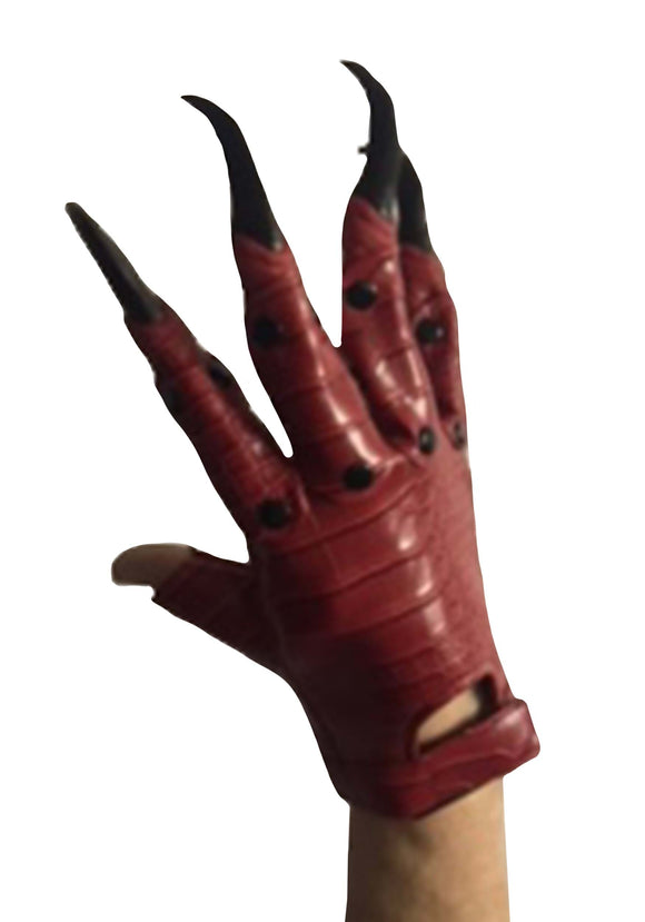 Red Lucifero Devil Adult Claw Gloves