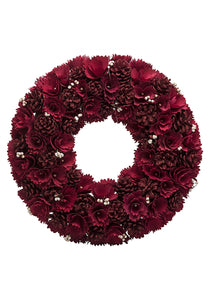 Red Rose Wreath 18 Inches