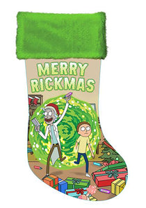 Rick & Morty Satin 19" Christmas Stocking