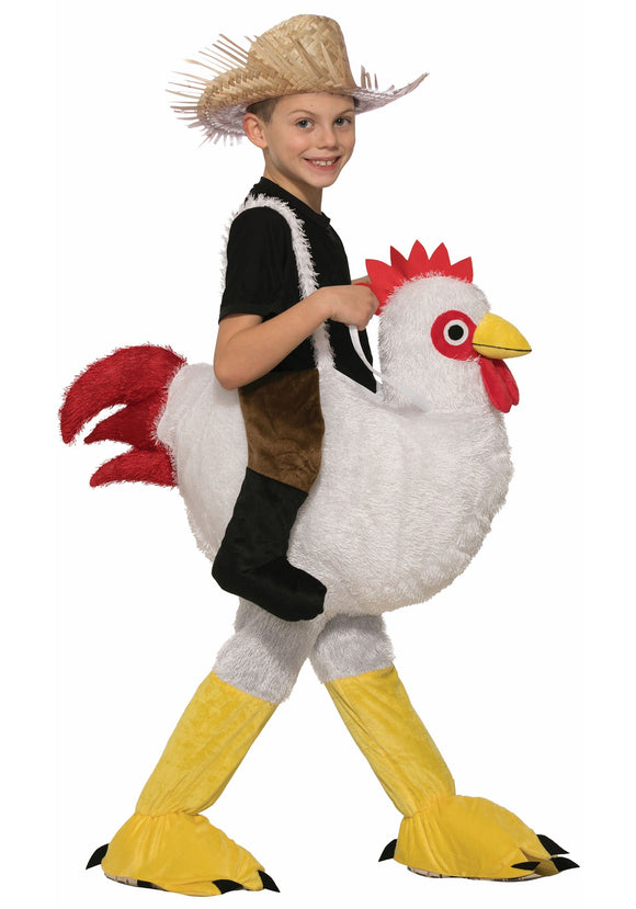 Ride a Chicken Kid's Costume