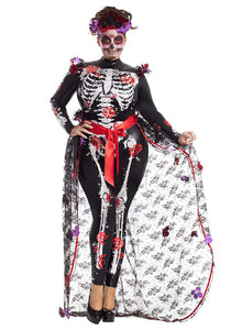 Plus Size Day of the Dead Rosas Costume