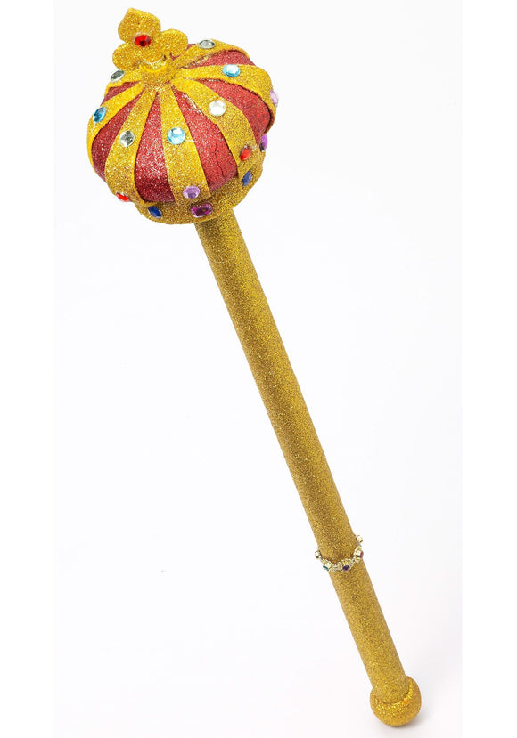 Royal Scepter with Gold Glitter