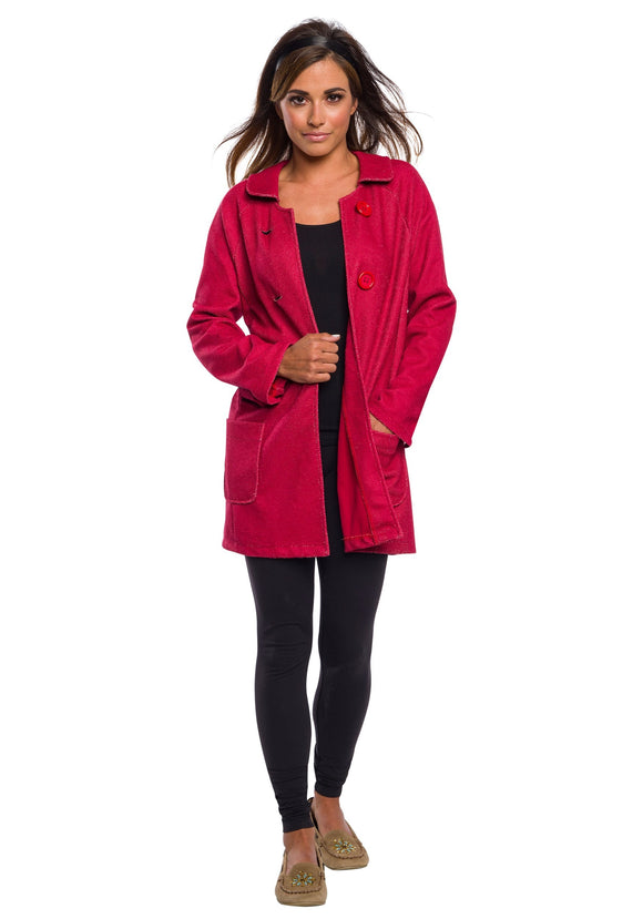 Womens Sabrina Deluxe Coat Costume