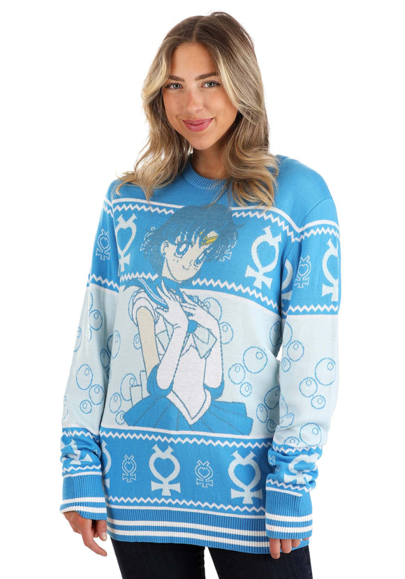 Sailor Mercury Ugly Sweater for Adults